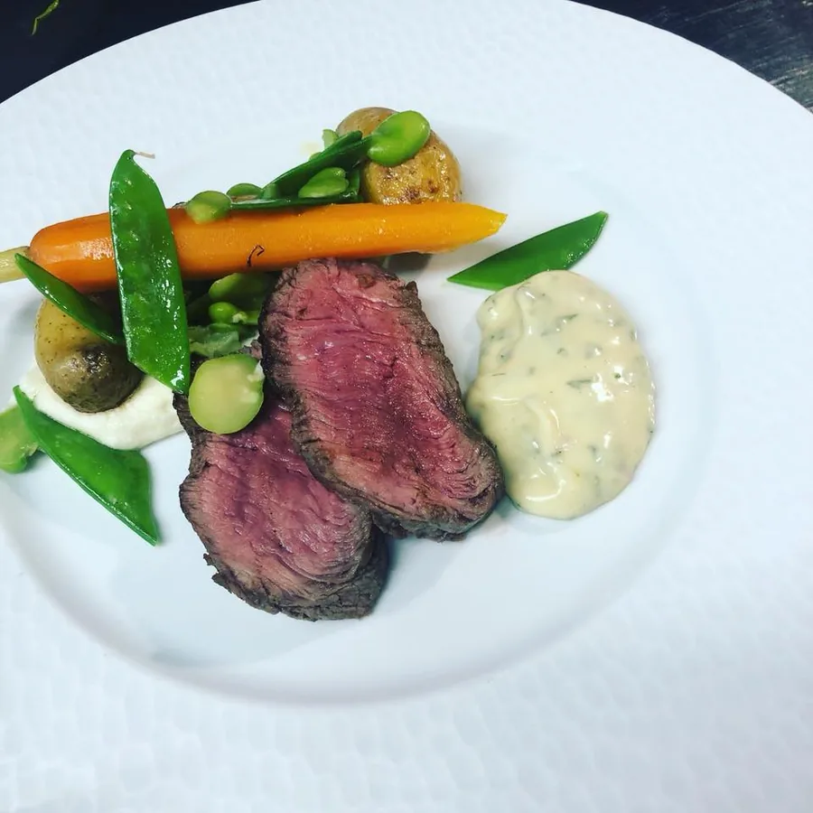 Bœuf, légumes et sauce
