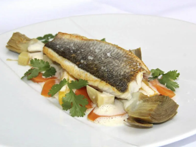 Poisson et légumes