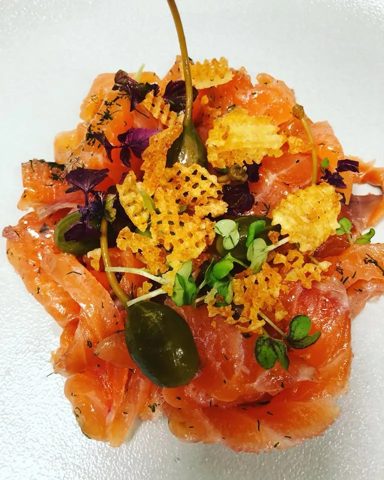 Gravlax de saumon